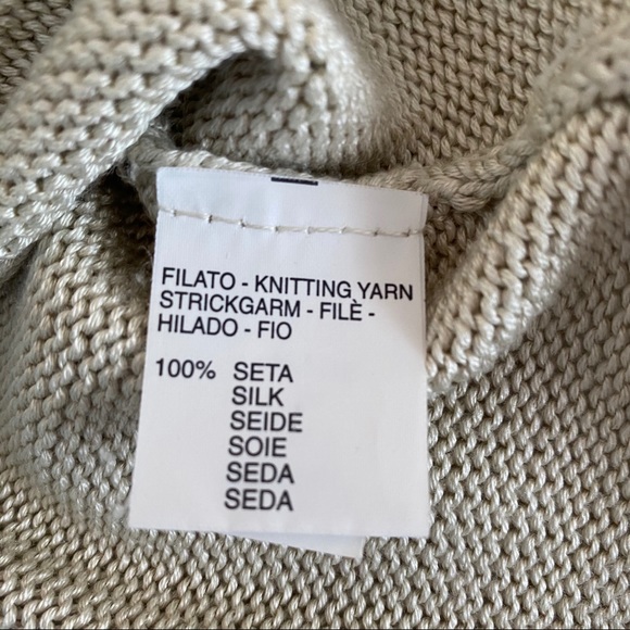 MaxMara Weekend Silk Short Sleeves Knit Top - Picture 4 of 6